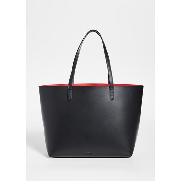 Mansur Gavriel Handbags - Mansur Gavriel Icon Large Tote Bag in Black/Flamma